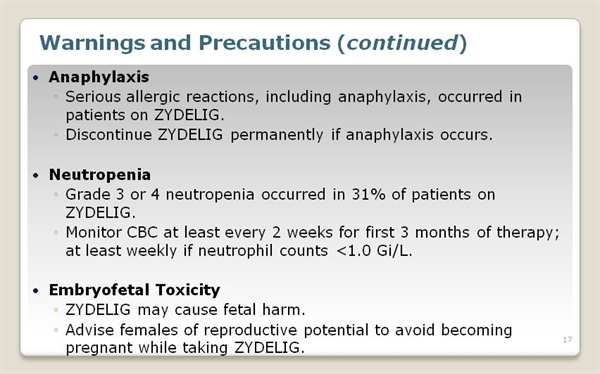 ZYDELIG® (idelalisib) for Relapsed Chronic Lymphocytic ZYDELIG® (idelalisib) for Relapsed Chronic Lymphocytic