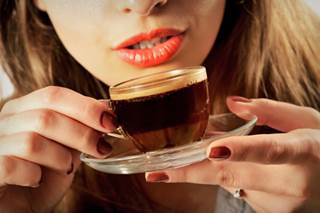 High versus low intake of coffee is associated with a reduced risk for endometrial cancer. High versus low intake of coffee is associated with a reduced risk for endometrial cancer.
