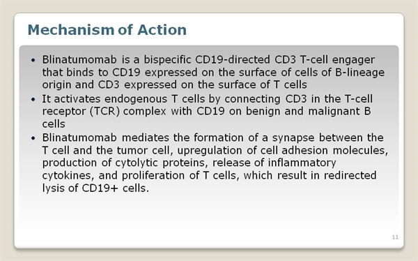 BLINCYTO (blinatumomab) For B-Cell Precursor Acute Lymphoblastic Lymphoma