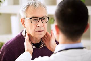 Radiation dose appears to affect thyroid dysfunction in patients with head and neck cancer. Radiation dose appears to affect thyroid dysfunction in patients with head and neck cancer.